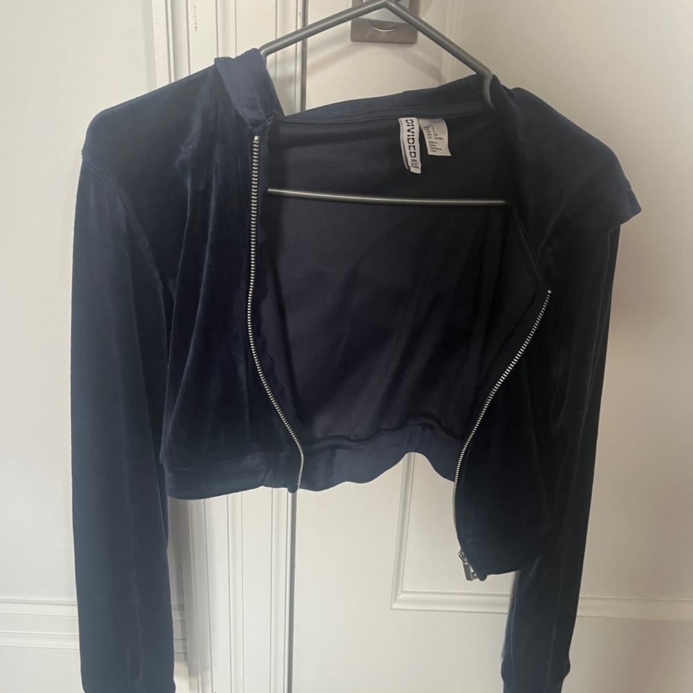 H&M Velvet Track suit